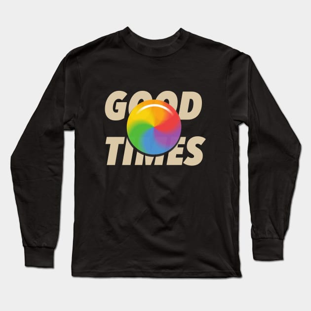 8ts Good Times Long Sleeve T-Shirt by kewlwolf8ts